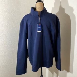 IZOD Mens Fleece Lined Half Zip Pullover
